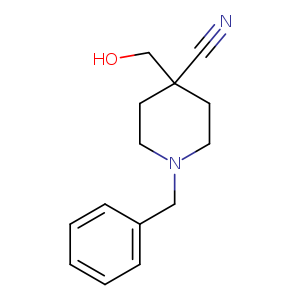 4-Piperidinecarbonitrile, 4-(hydroxymethyl)-1-(phenylmethyl)-