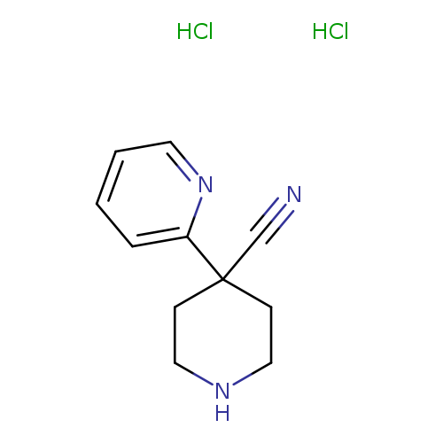 4-(Pyridin-2-yl)piperidine-4-carbonitrile 2hcl