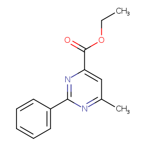 ethyl 6-methyl-2-phenylpyrimidine-4-carboxylate