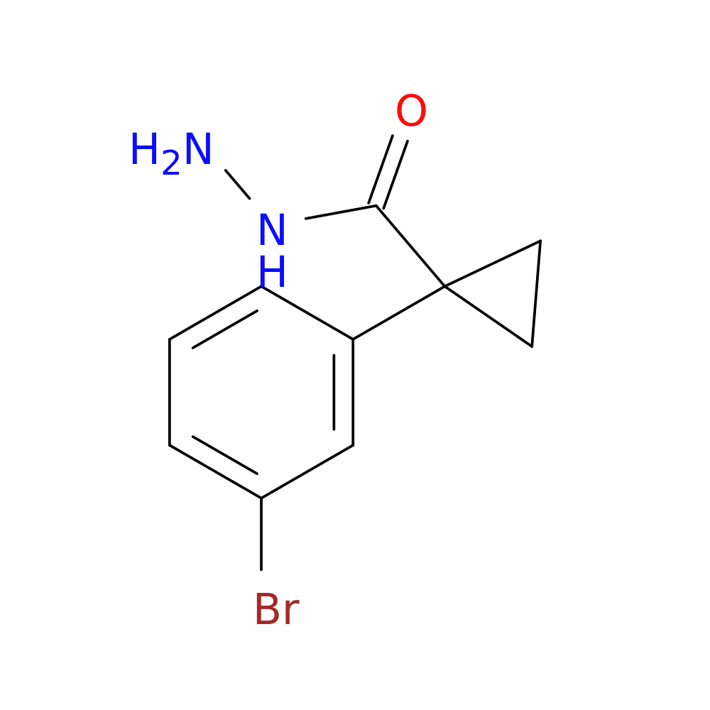 1-(3-Bromophenyl)cyclopropane-1-carbohydrazide