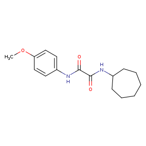 N'-cycloheptyl-N-(4-methoxyphenyl)ethanediamide