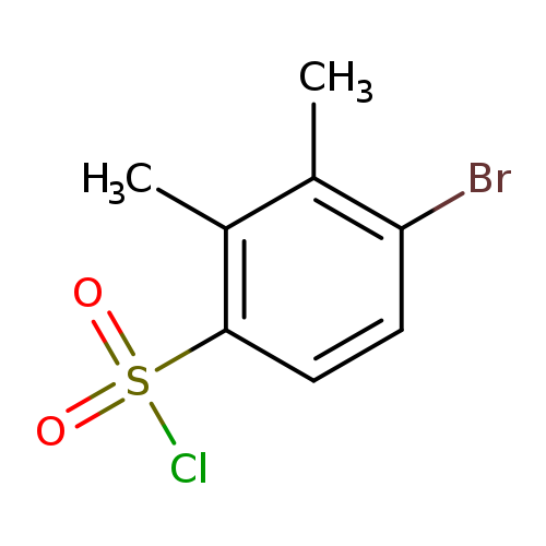 4-bromo-2,3-dimethylbenzene-1-sulfonylchloride