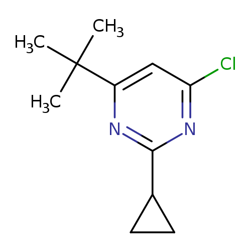 4-(tert-Butyl)-6-chloro-2-cyclopropylpyrimidine