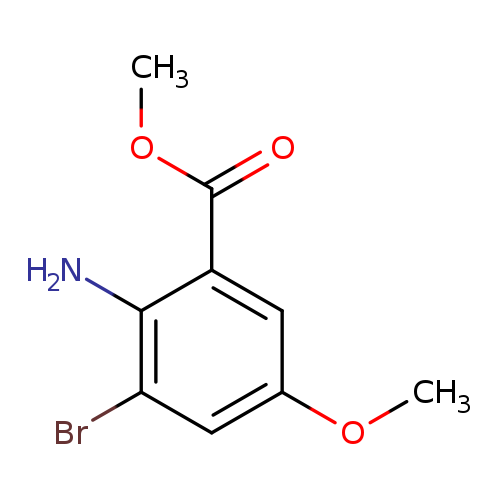 METHYL 2-AMINO-3-BROMO-5-METHOXYBENZOATE
