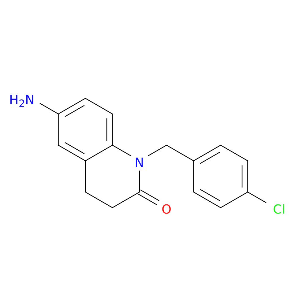 6-amino-1-[(4-chlorophenyl)methyl]-1,2,3,4-tetrahydroquinolin-2-one