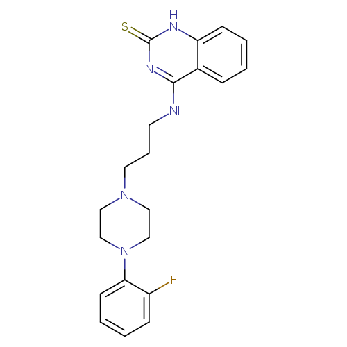 4-({3-[4-(2-fluorophenyl)piperazin-1-yl]propyl}amino)-1,2-dihydroquinazoline-2-thione