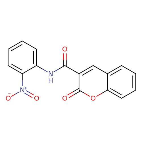 N-{2-nitrophenyl}-2-oxo-2H-chromene-3-carboxamide