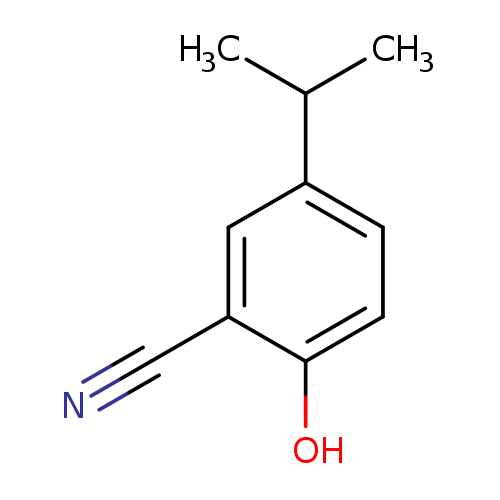 Benzonitrile, 2-hydroxy-5-(1-methylethyl)- (9CI)