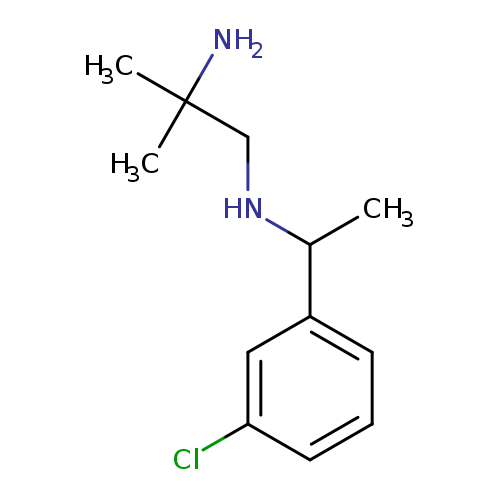 (2-amino-2-methylpropyl)[1-(3-chlorophenyl)ethyl]amine