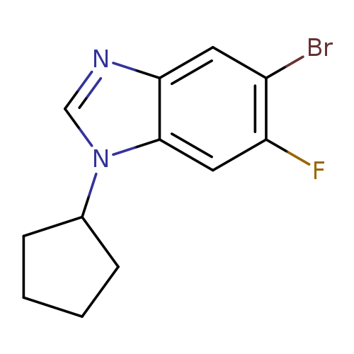 5-Bromo-1-cyclopentyl-6-fluorobenzimidazole
