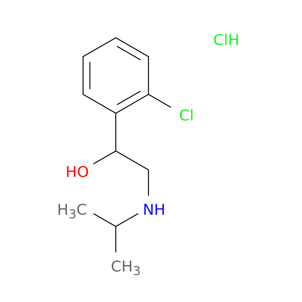 1-(2-Chlorophenyl)-2-(isopropylamino)ethanol hydrochloride