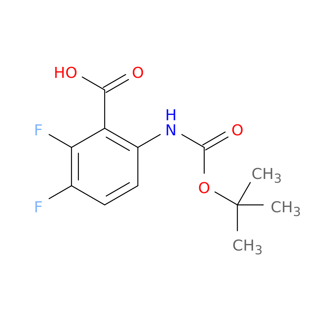 6-((tert-Butoxycarbonyl)amino)-2,3-difluorobenzoic acid