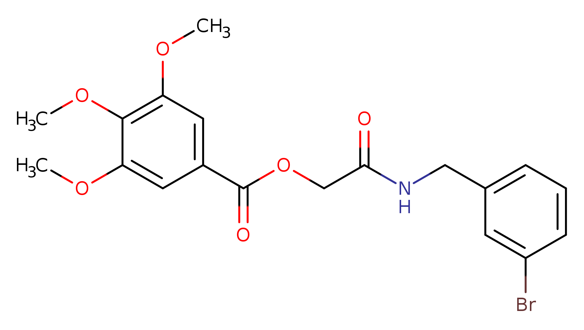 {[(3-bromophenyl)methyl]carbamoyl}methyl 3,4,5-trimethoxybenzoate