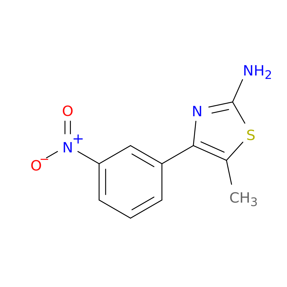 5-methyl-4-(3-nitrophenyl)-1,3-thiazol-2-amine