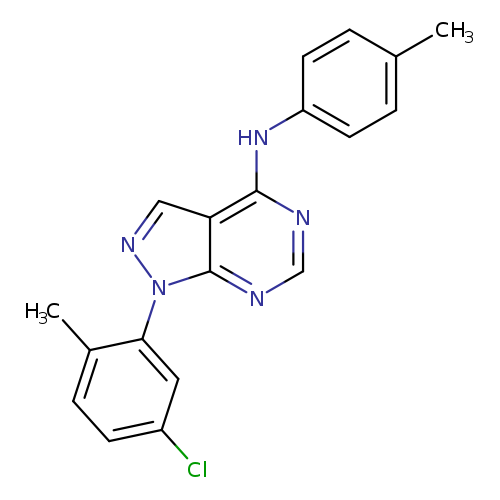 1-(5-chloro-2-methylphenyl)-N-(4-methylphenyl)-1H-pyrazolo[3,4-d]pyrimidin-4-amine