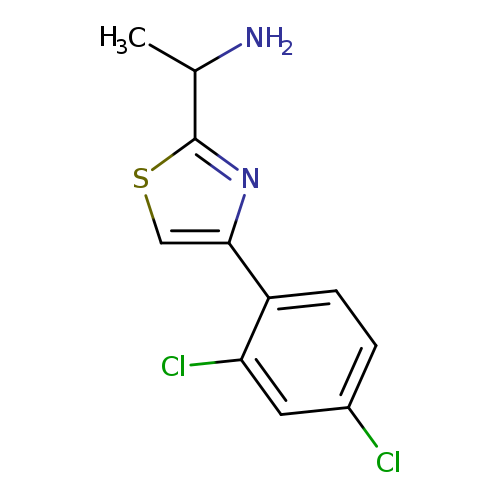 1-[4-(2,4-dichlorophenyl)-1,3-thiazol-2-yl]ethan-1-amine
