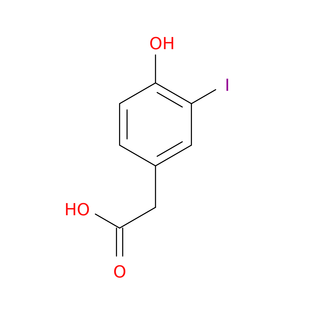 2-(4-Hydroxy-3-iodophenyl)acetic acid