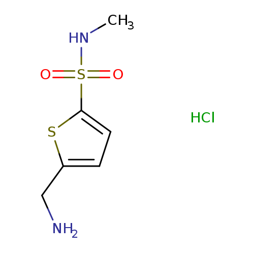 5-(aminomethyl)-N-methylthiophene-2-sulfonamide hydrochloride