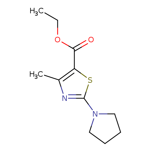 Ethyl 4-methyl-2-pyrrolidin-1-yl-1,3-thiazole-5-carboxylate