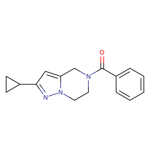 5-benzoyl-2-cyclopropyl-4H,5H,6H,7H-pyrazolo[1,5-a]pyrazine