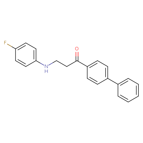 1-([1,1'-Biphenyl]-4-yl)-3-((4-fluorophenyl)amino)propan-1-one