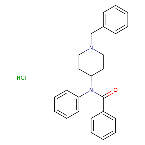 N-phenyl-N-[1-(phenylmethyl)-4-piperidinyl]-benzamide,monohydrochloride