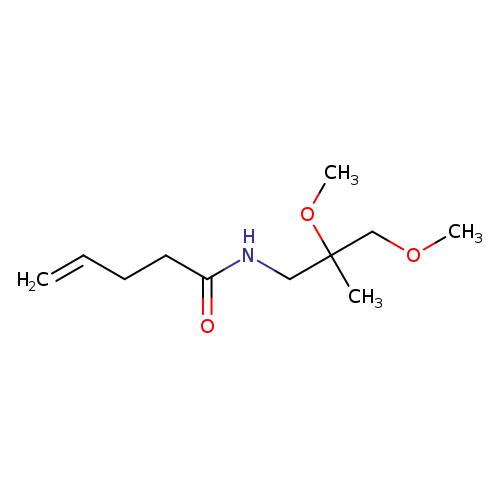 N-(2,3-dimethoxy-2-methylpropyl)pent-4-enamide