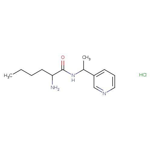 2-amino-N-[1-(pyridin-3-yl)ethyl]hexanamide hydrochloride