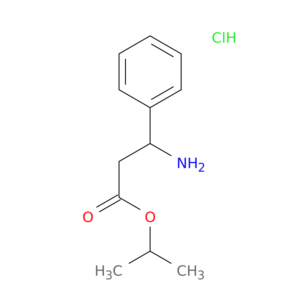 propan-2-yl 3-amino-3-phenylpropanoate hydrochloride
