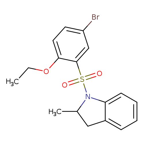 1-(5-bromo-2-ethoxybenzenesulfonyl)-2-methyl-2,3-dihydro-1H-indole