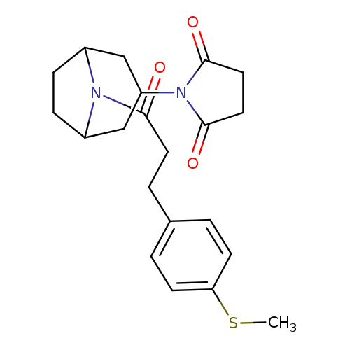 1-(8-{3-[4-(methylsulfanyl)phenyl]propanoyl}-8-azabicyclo[3.2.1]octan-3-yl)pyrrolidine-2,5-dione