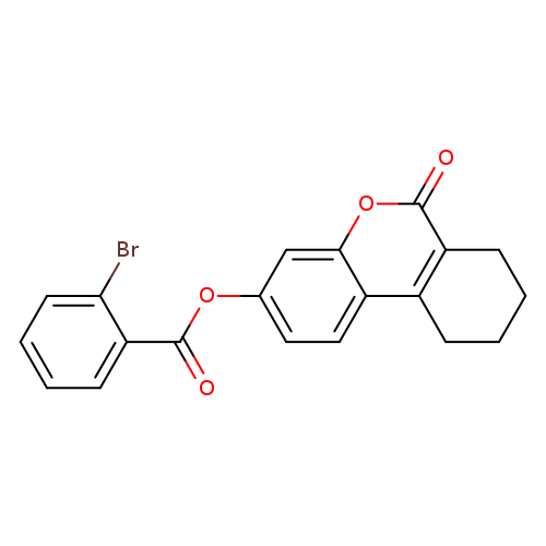 6-oxo-6H,7H,8H,9H,10H-cyclohexa[c]chromen-3-yl 2-bromobenzoate