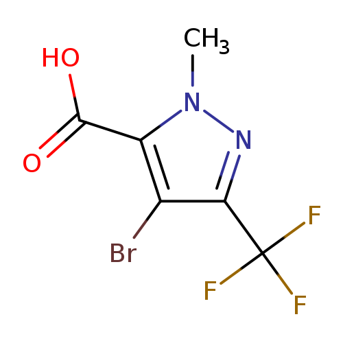 4-Bromo-1-methyl-3-(trifluoromethyl)-1h-pyrazole-5-carboxylic acid