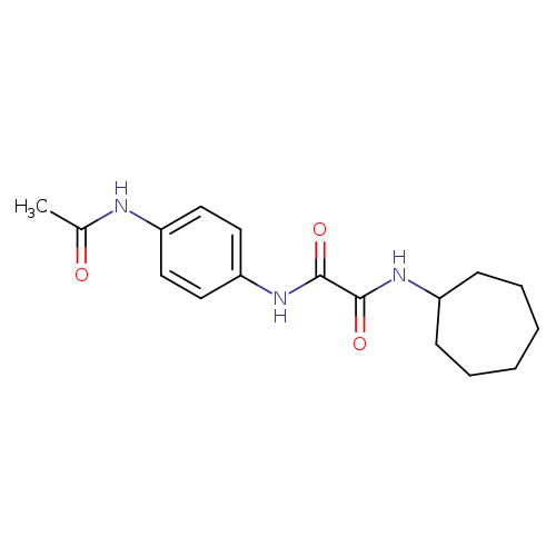 N'-cycloheptyl-N-(4-acetamidophenyl)ethanediamide