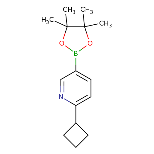 2-cyclobutyl-5-(tetramethyl-1,3,2-dioxaborolan-2-yl)pyridine