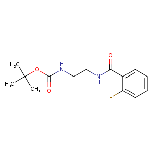 tert-Butyl N-{2-[(2-fluorophenyl)formamido]ethyl}carbamate