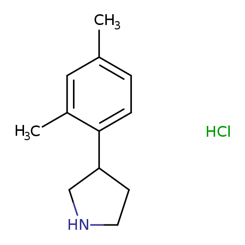 3-(2,4-dimethylphenyl)pyrrolidine hydrochloride