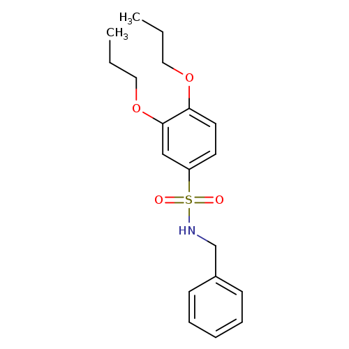N-benzyl-3,4-dipropoxybenzene-1-sulfonamide
