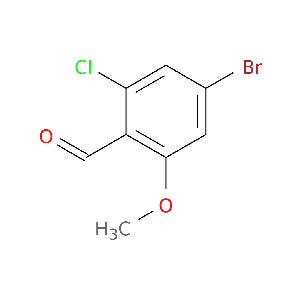 4-bromo-2-chloro-6-methoxybenzaldehyde