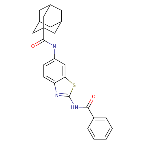 N-[2-(Benzoylamino)-6-benzothiazolyl]tricyclo[3.3.1.13,7]decane-1-carboxamide
