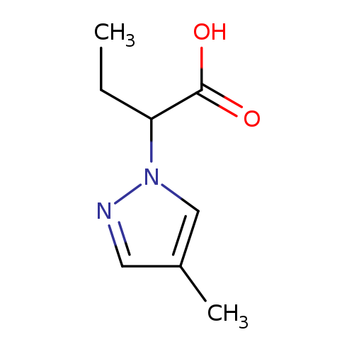2-(4-Methyl-1H-pyrazol-1-yl)butanoic acid