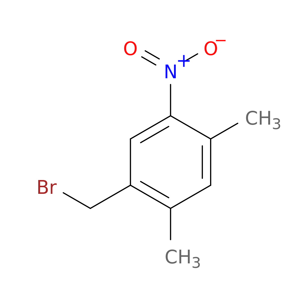 1-(bromomethyl)-2,4-dimethyl-5-nitrobenzene