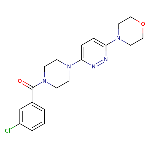 4-{6-[4-(3-chlorobenzoyl)piperazin-1-yl]pyridazin-3-yl}morpholine
