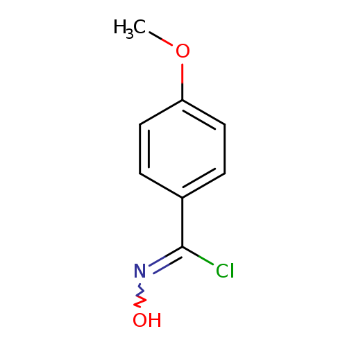 N-hydroxy-4-methoxybenzene-1-carbonimidoyl chloride