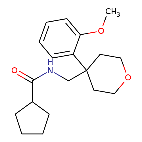 N-{[4-(2-methoxyphenyl)oxan-4-yl]methyl}cyclopentanecarboxamide