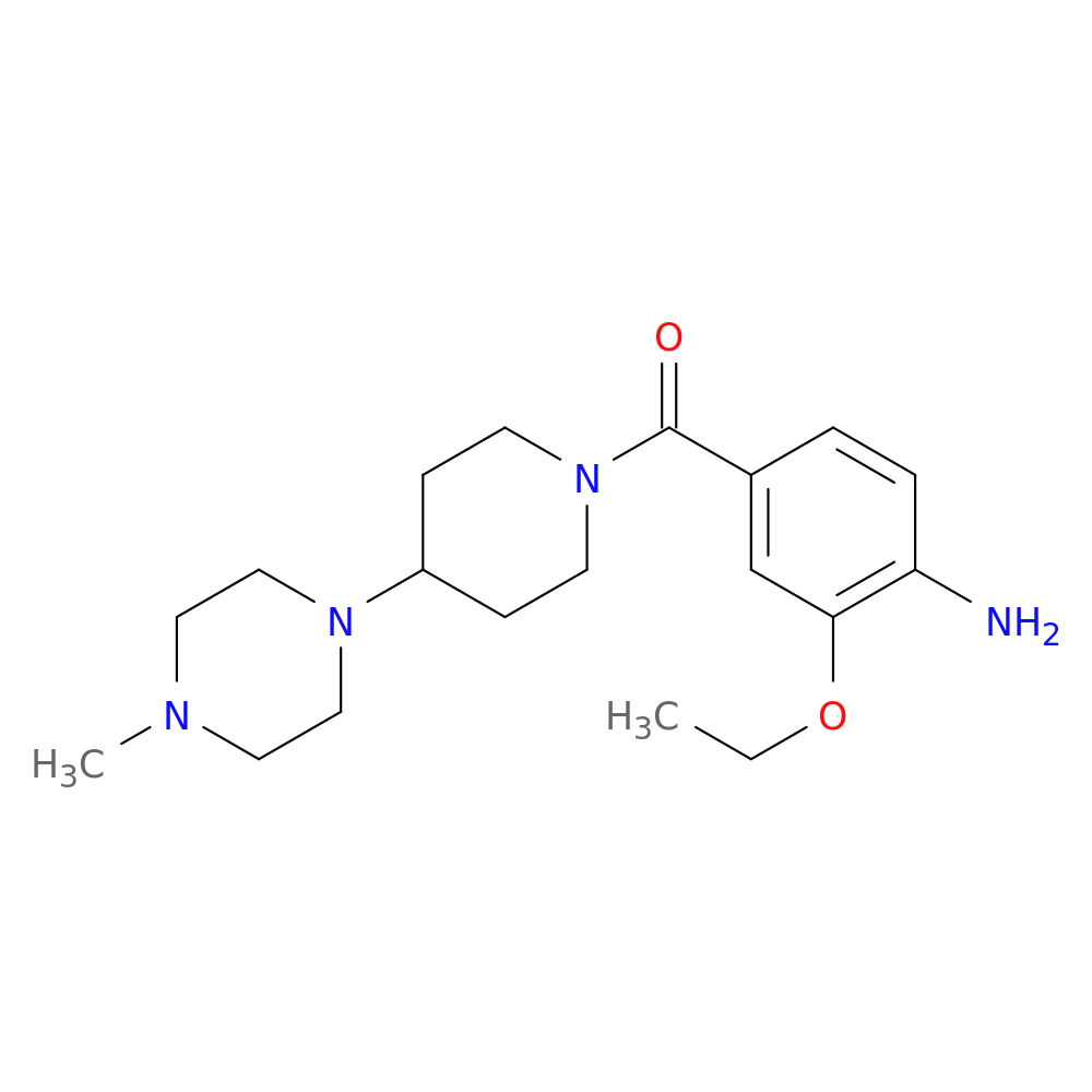 (4-Amino-3-ethoxyphenyl)(4-(4-methylpiperazin-1-yl)piperidin-1-yl)methanone