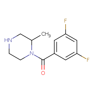 1-(3,5-difluorobenzoyl)-2-methylpiperazine