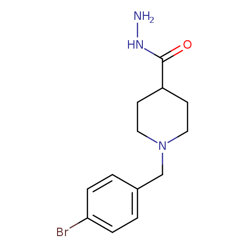 1-(4-Bromobenzyl)piperidine-4-carbohydrazide
