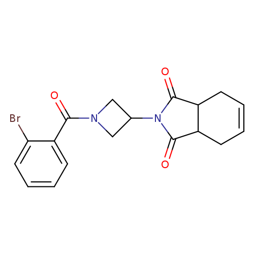 2-[1-(2-bromobenzoyl)azetidin-3-yl]-2,3,3a,4,7,7a-hexahydro-1H-isoindole-1,3-dione