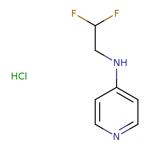 N-(2,2-difluoroethyl)pyridin-4-amine hydrochloride